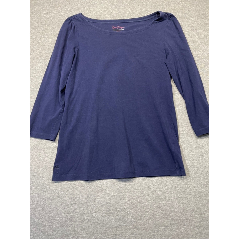 Women's Lilly Pulitzer Blue T-Shirt Size M